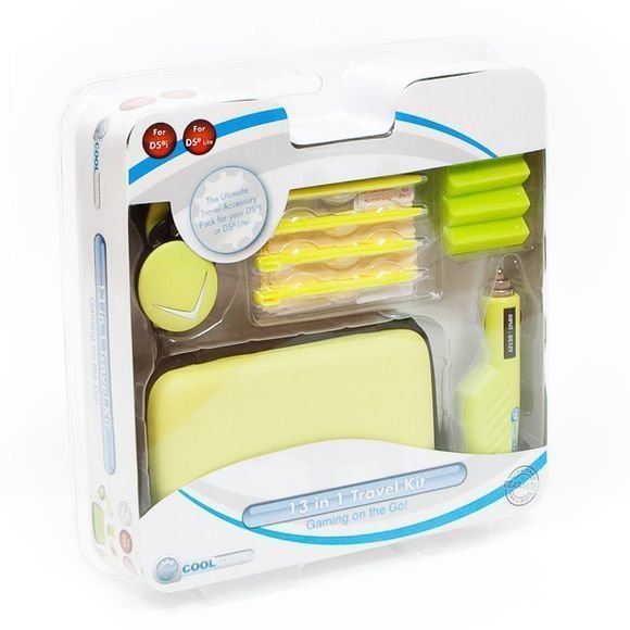 13 in 1 Travel Kit for NDS Lite and DSi Green (Coolgear)