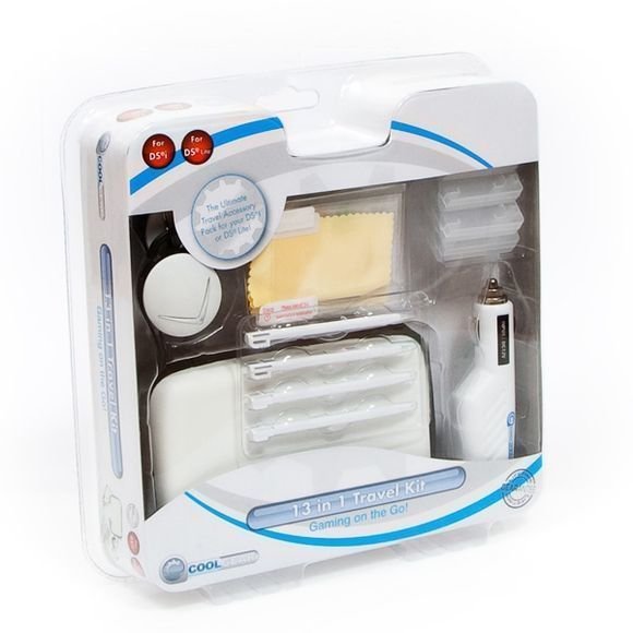 13 in 1 Travel Kit for NDS Lite and DSi White (Coolgear)