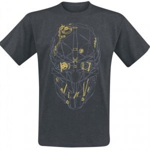 Dishonored 2 Corvos' Mask Gold T-Paita