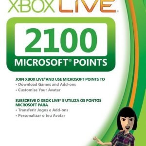 Microsoft Xbox 360 Live Points 2100