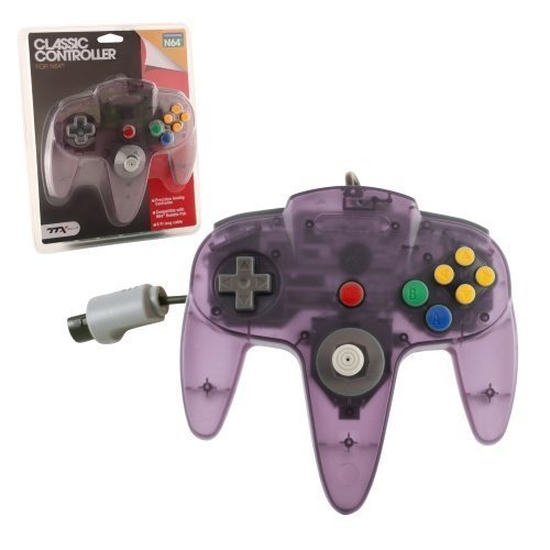 N64 Classic Controller Clear Purple TTX