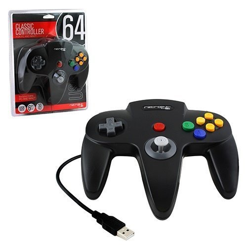 N64 Controller USB Black Retro-Bit