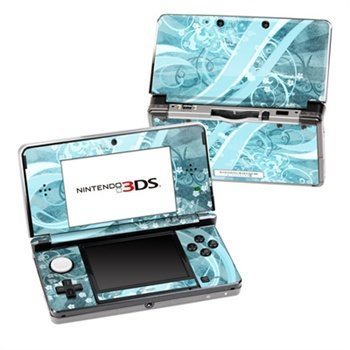 Nintendo 3DS Skin Flores Agua