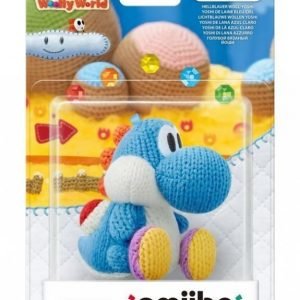 Nintendo Amiibo Figurine Yarn Yoshi Light Blue