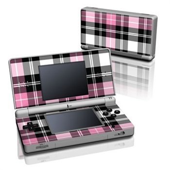 Nintendo DS Lite Skin Pink Plaid