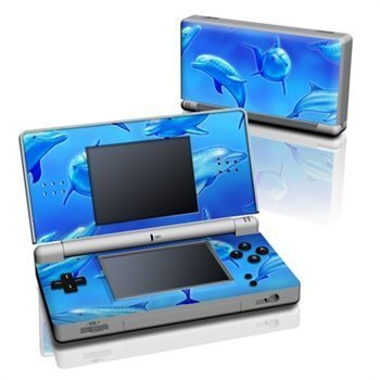 Nintendo DS Lite Skin Swimming Dolphins