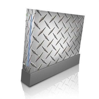 Nintendo Wii Skin Diamond Plate