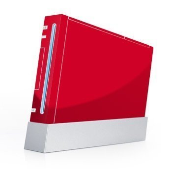 Nintendo Wii Skin Solid State Red