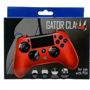 Playstation 4 - Gator Claw Wired Controller (Red) (ORB)