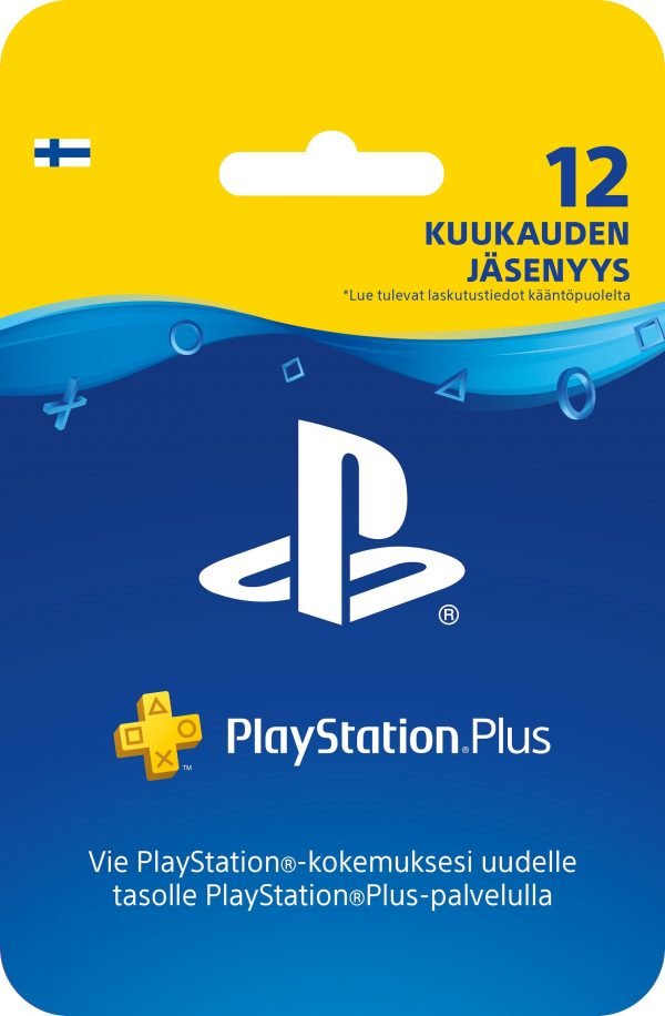 Playstation 4 Playstation Network Plus Kortti Ps4 12 Kk