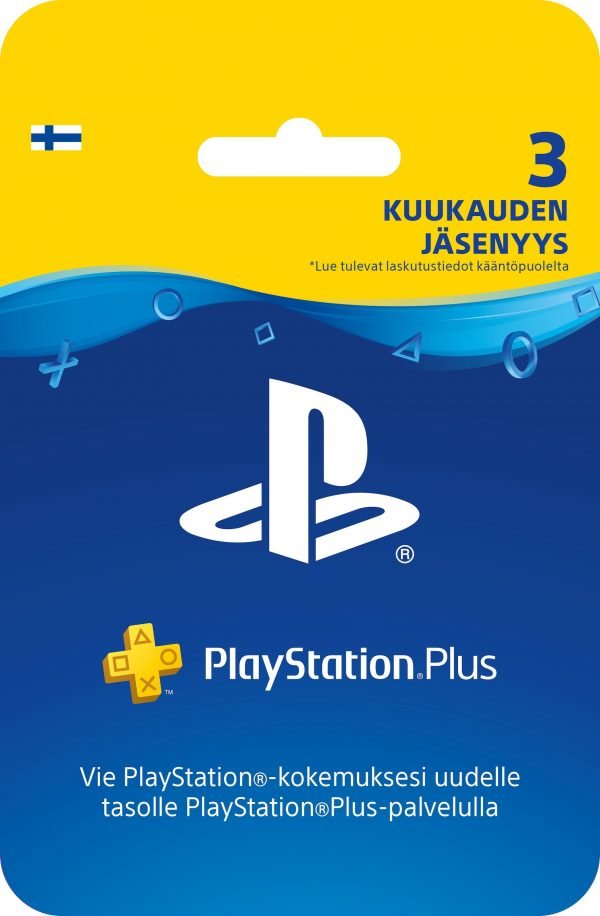 Playstation 4 Playstation Network Plus Kortti Ps4 3 Kk