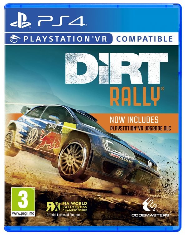 Playstation 4 Ps4 Dirt Rally Vr Peli