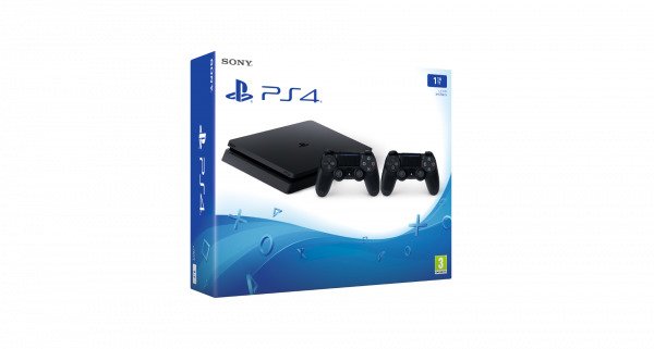 Playstation 4 Ps4 Slim 1 Tt Pelikonsoli + Dual Shock 4 Lisäohjain