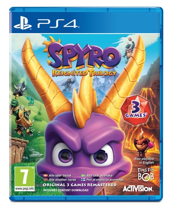 Playstation 4 Ps4 Spyro Reignited Trilogy Peli