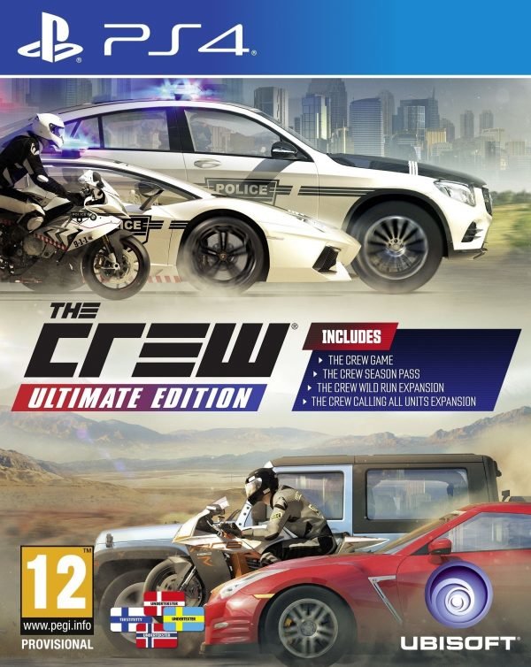 Playstation 4 Ps4 The Crew Ultimate Edition Peli