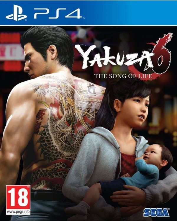 Playstation 4 Ps4 Yakuza 6 The Song Of Life Launch Edition Peli