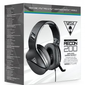 Playstation 4 Turtle Beach Recon 200 Black Multiformat Headset Pelikuulokkeet