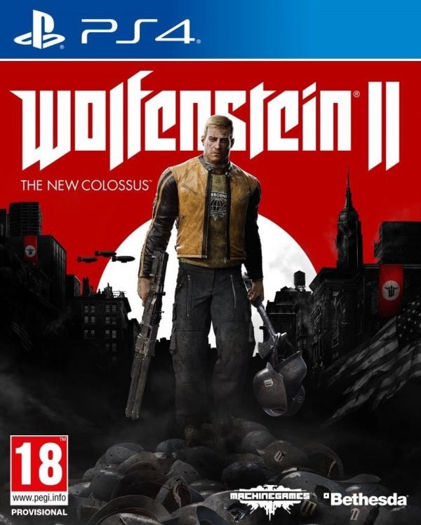 Playstation 4 Wolfenstein Ii: The New Colossus Peli