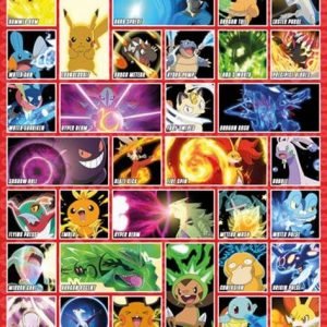 Pokemon Moves Juliste