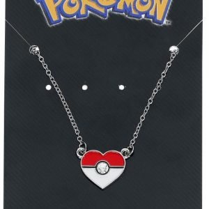 Pokemon Pokeball Heart Shaped Kaulakoru
