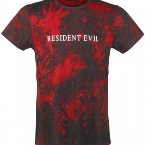 Resident Evil Blood Pattern T-Paita