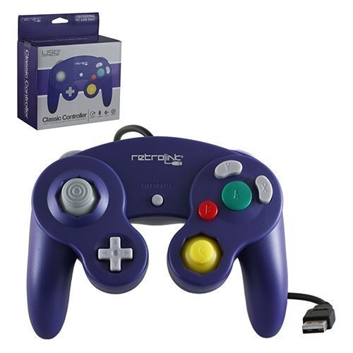 Retrolink Gamecube Pad USB Purple Retrolink