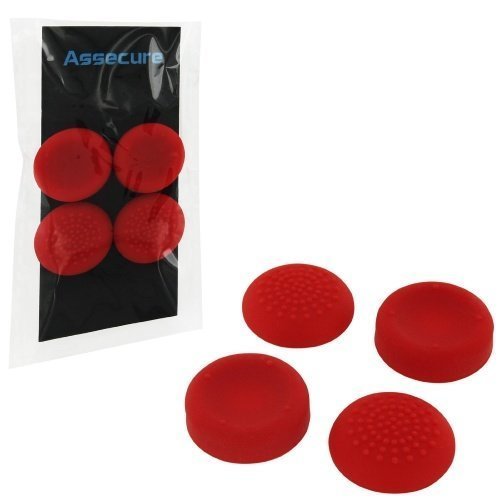 Silicone Thumb Grips: Concave & Convex - Red