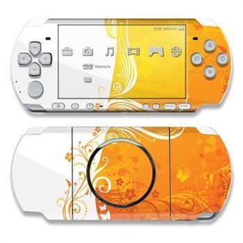 Sony PSP 3000 Skin Orange Crush