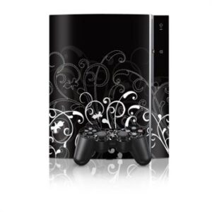 Sony PlayStation 3 Skin B&W Fleur