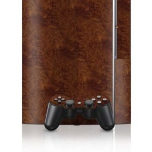 Sony PlayStation 3 Skin Dark Burlwood