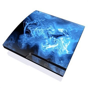 Sony PlayStation 3 Slim Skin Blue Quantum Waves