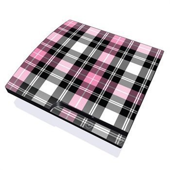 Sony PlayStation 3 Slim Skin Pink Plaid