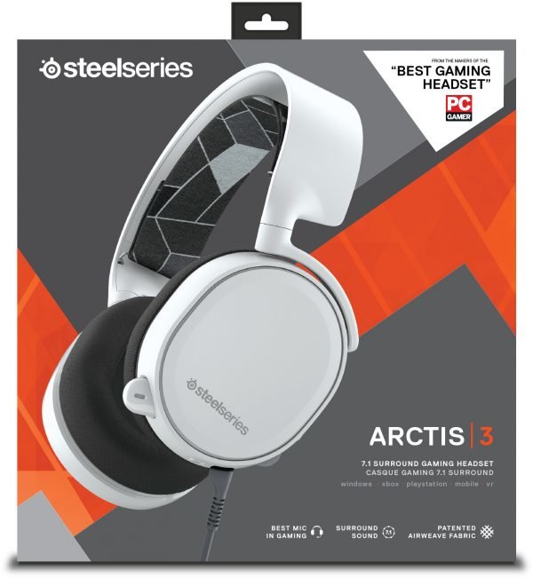 Steelseries Arctis 3 Pelikuulokkeet Valkoinen