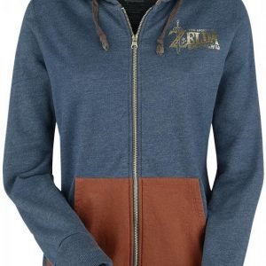 The Legend Of Zelda Breath Of The Wild Puffprint Hoodie Naisten Vetoketjuhuppari