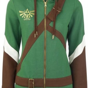 The Legend Of Zelda Cosplay Zip-Hoodie Naisten Vetoketjuhuppari