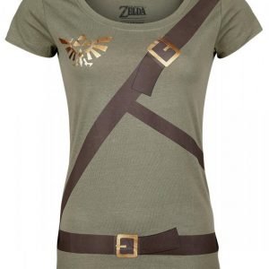 The Legend Of Zelda Link Belt Naisten T-Paita
