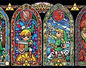 The Legend Of Zelda Stained Glass Juliste