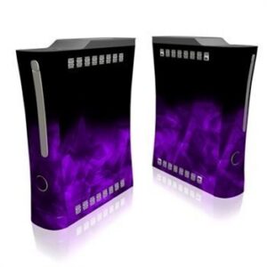 Xbox 360 Skin Dark Amethyst Crystal