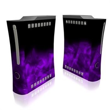 Xbox 360 Skin Dark Amethyst Crystal