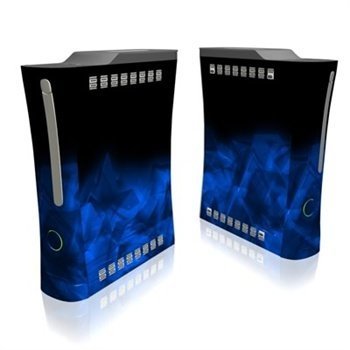 Xbox 360 Skin Dark Sapphire Crystal