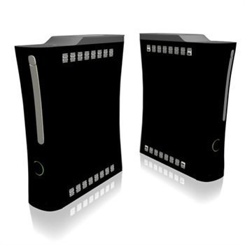 Xbox 360 Skin Solid State Black