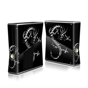 Xbox 360 Slim Skin Chrome Dragon