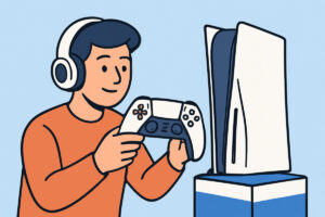 PlayStation 5 -lisätarvikkeet – ohjaimet ja kuulokkeet